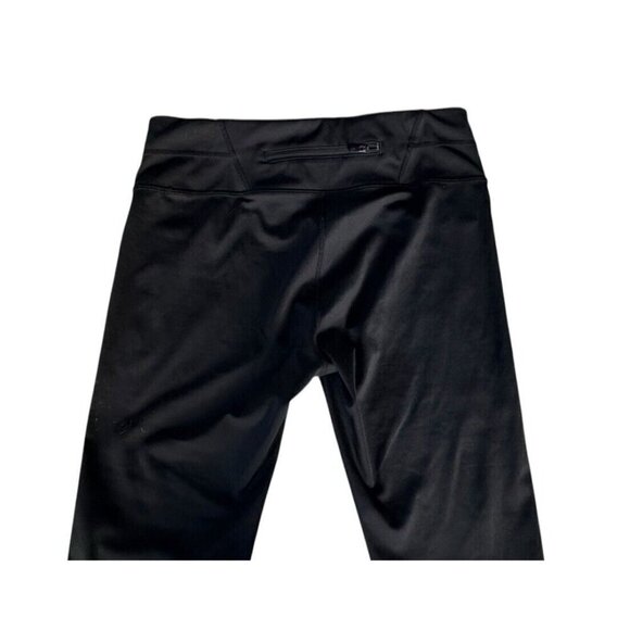 Athleta Graphic Floral Sonar Capri Women’s Sz M Black Leggings Zip Pocket - Picture 8 of 10